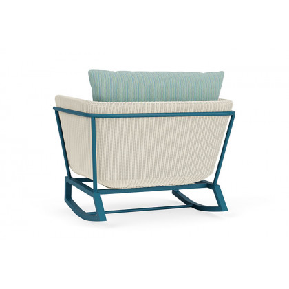Lloyd Flanders™ Solstice Lounge Rocker - Ivory, Peacock