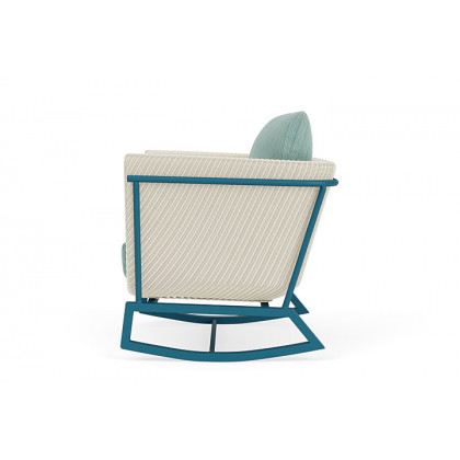 Lloyd Flanders™ Solstice Lounge Rocker - Ivory, Peacock