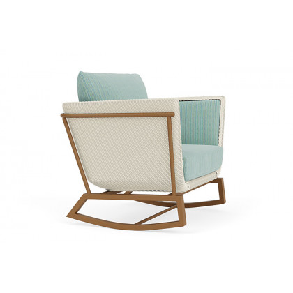 Lloyd Flanders™ Solstice Lounge Rocker - Ivory, Hickory