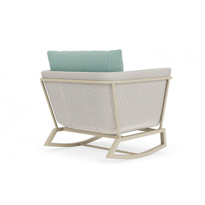 Lloyd Flanders™ Solstice Lounge Rocker - Antique White, Linen