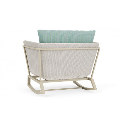 Lloyd Flanders™ Solstice Lounge Rocker - Antique White, Linen