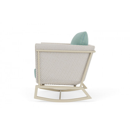 Lloyd Flanders™ Solstice Lounge Rocker - Antique White, Linen
