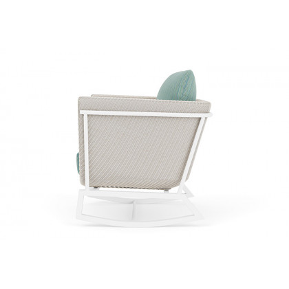 Lloyd Flanders™ Solstice Lounge Rocker - Antique White, Matte White