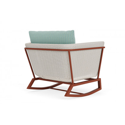 Lloyd Flanders™ Solstice Lounge Rocker - Antique White, Terracotta