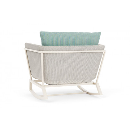 Lloyd Flanders™ Solstice Lounge Rocker - Antique White, Ivory