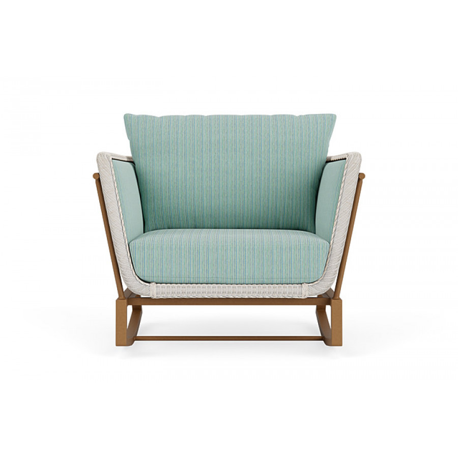 Lloyd Flanders™ Solstice Lounge Rocker - Antique White, Hickory