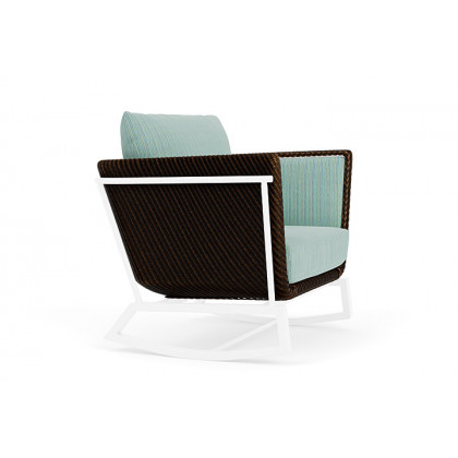 Lloyd Flanders™ Solstice Lounge Rocker - Mink, White