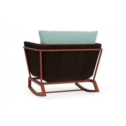 Lloyd Flanders™ Solstice Lounge Rocker - Mink, Terracotta