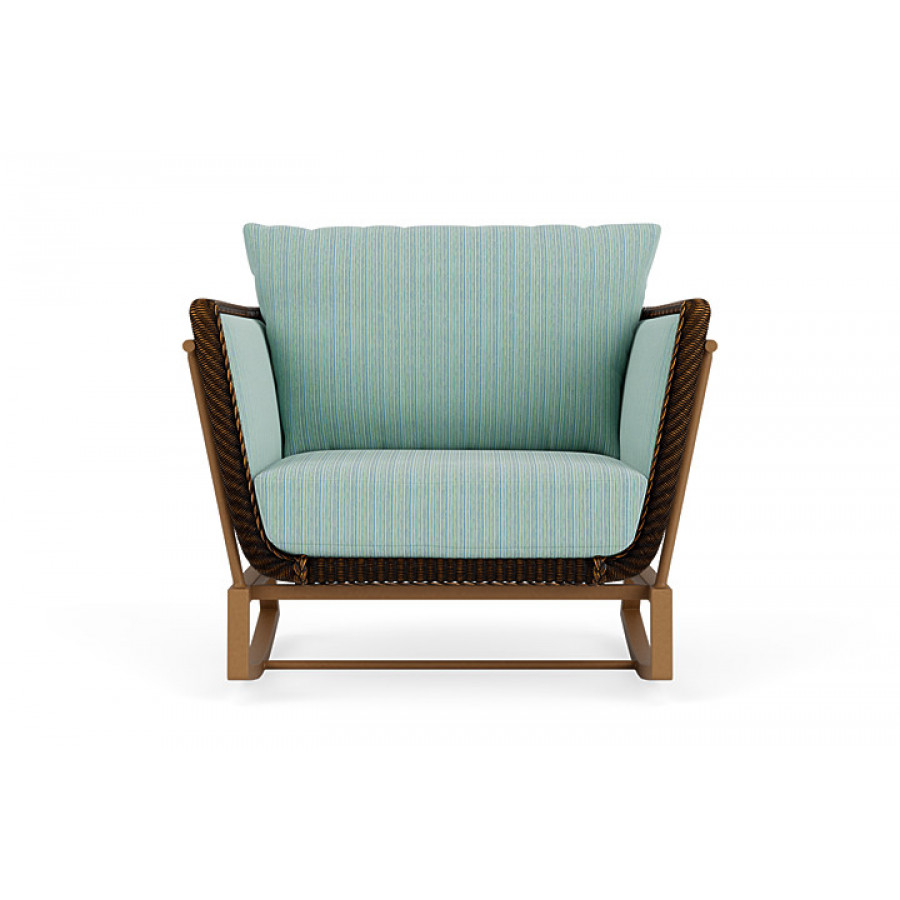 Lloyd Flanders™ Solstice Lounge Rocker - Mink, Hickory