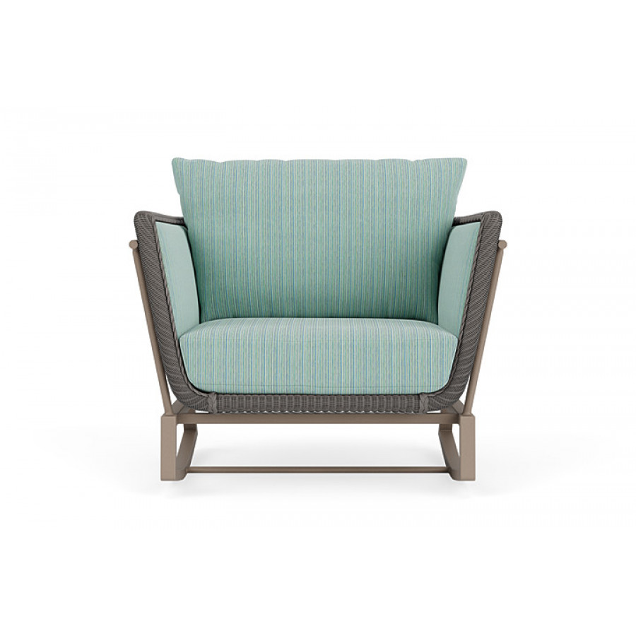 Lloyd Flanders™ Solstice Lounge Rocker - Pewter, French Beige