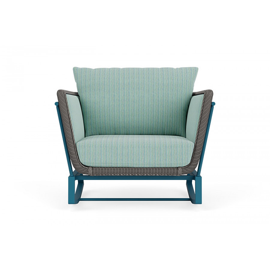 Lloyd Flanders™ Solstice Lounge Rocker - Pewter, Peacock