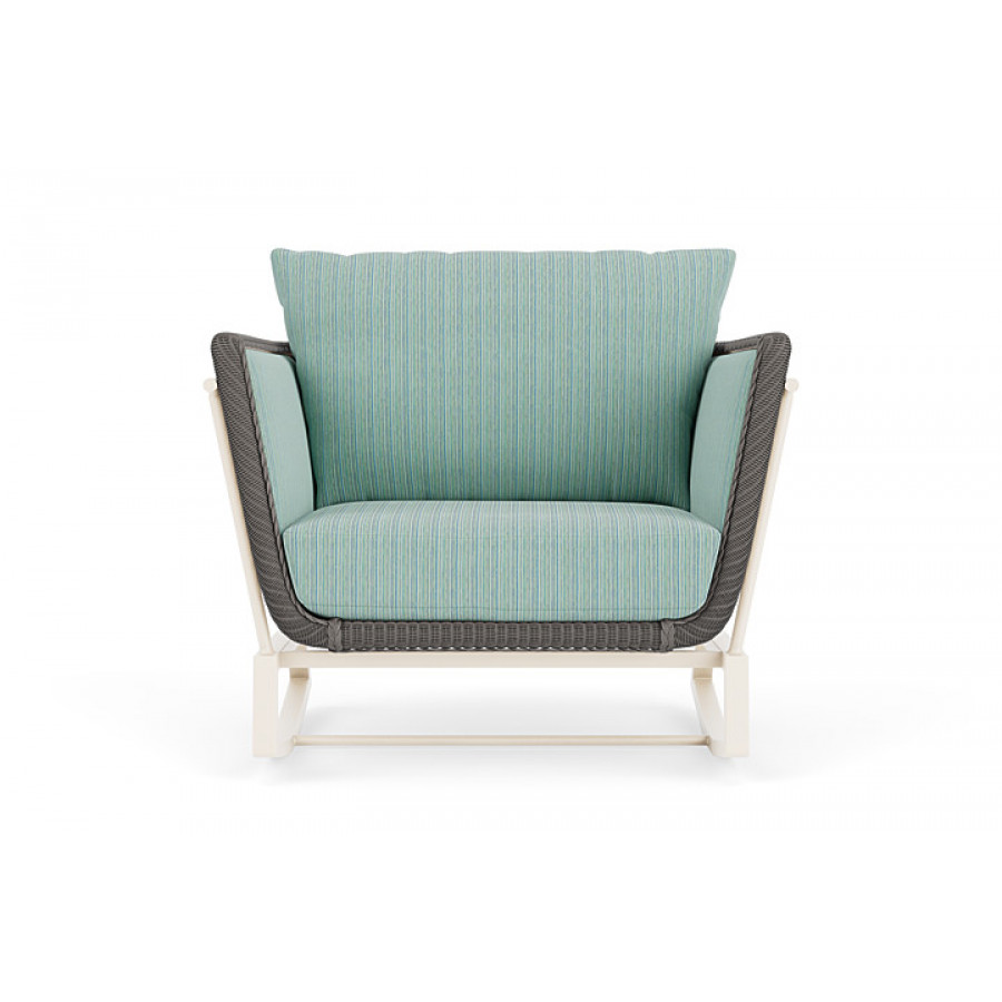 Lloyd Flanders™ Solstice Lounge Rocker - Pewter, Ivory