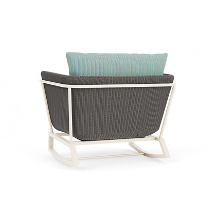 Lloyd Flanders™ Solstice Lounge Rocker - Pewter, Ivory