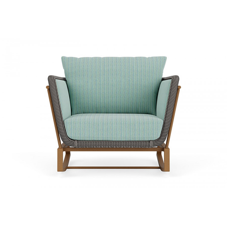 Lloyd Flanders™ Solstice Lounge Rocker - Pewter, Hickory