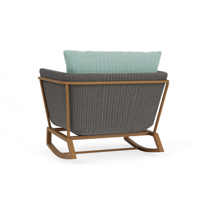 Lloyd Flanders™ Solstice Lounge Rocker - Pewter, Hickory