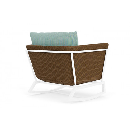 Lloyd Flanders™ Solstice Lounge Rocker - Hickory, White