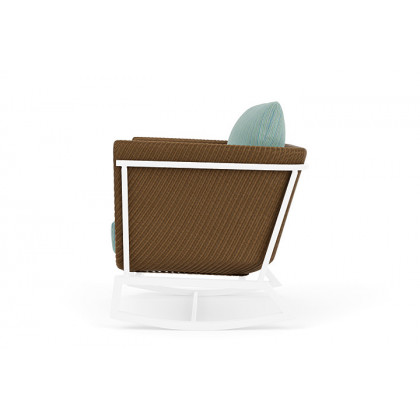 Lloyd Flanders™ Solstice Lounge Rocker - Hickory, White