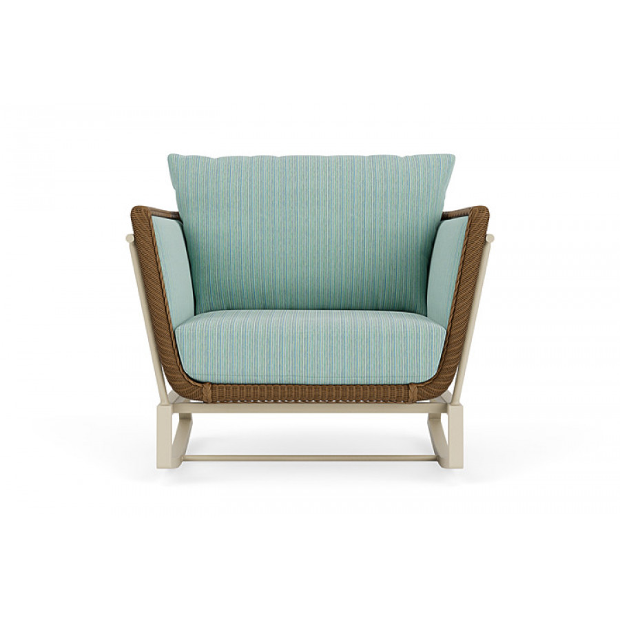 Lloyd Flanders™ Solstice Lounge Rocker - Hickory, Linen