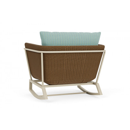Lloyd Flanders™ Solstice Lounge Rocker - Hickory, Linen