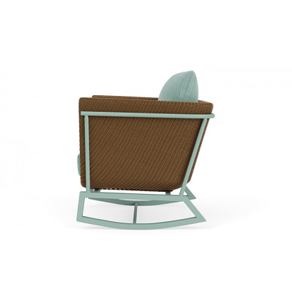 Lloyd Flanders™ Solstice Lounge Rocker - Hickory, Sea Glass