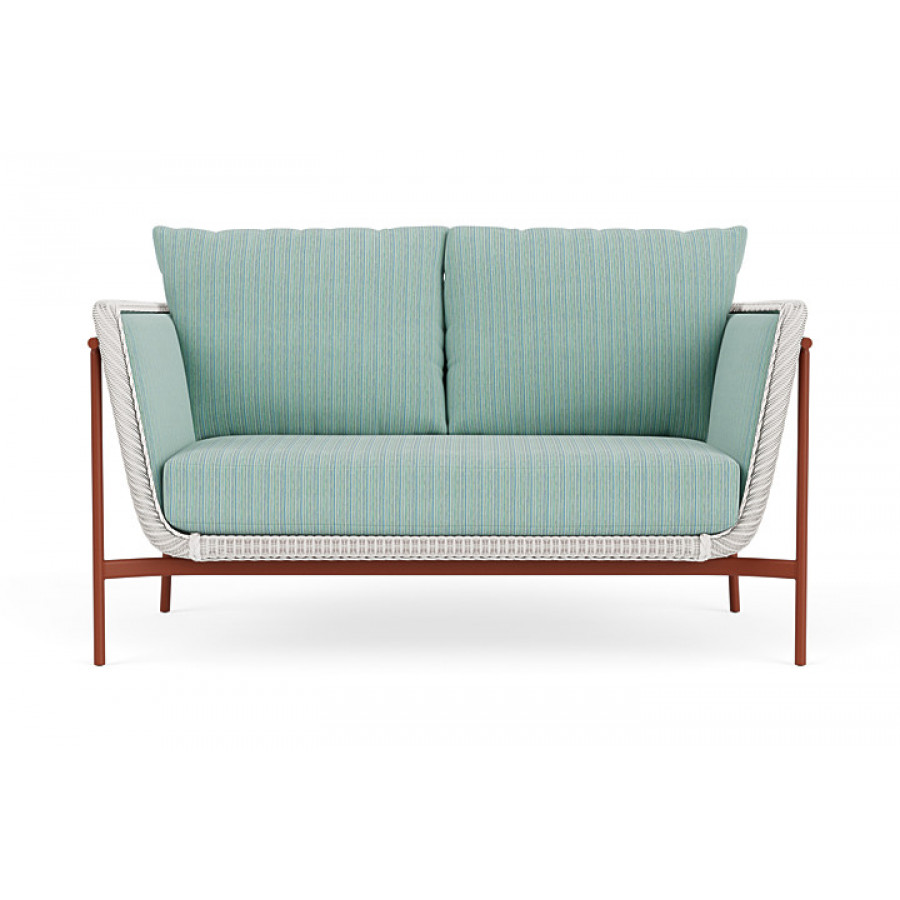 Lloyd Flanders™ Solstice Loveseat  - White, Terracotta