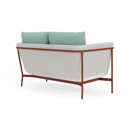Lloyd Flanders™ Solstice Loveseat  - White, Terracotta