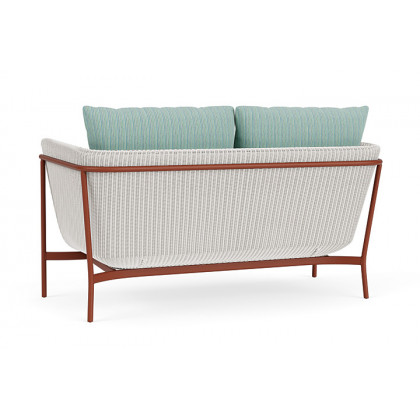 Lloyd Flanders™ Solstice Loveseat  - White, Terracotta