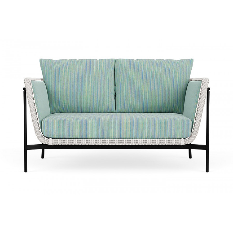 Lloyd Flanders™ Solstice Loveseat  - White, Ebony