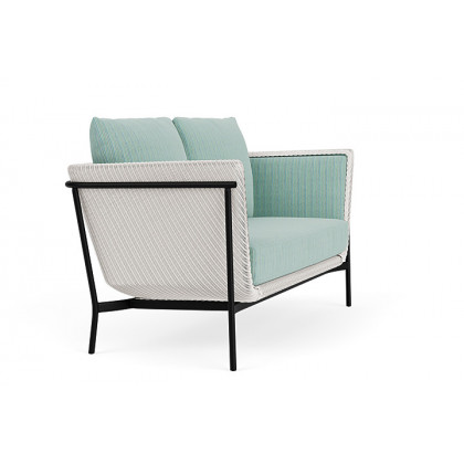 Lloyd Flanders™ Solstice Loveseat  - White, Ebony