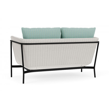 Lloyd Flanders™ Solstice Loveseat  - White, Ebony