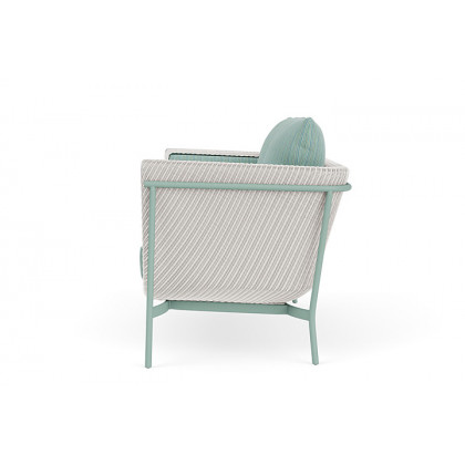 Lloyd Flanders™ Solstice Loveseat  - White, Sea Glass