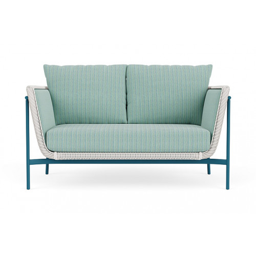 Lloyd Flanders™ Solstice Loveseat  - White, Peacock