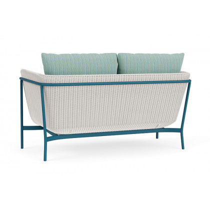 Lloyd Flanders™ Solstice Loveseat  - White, Peacock