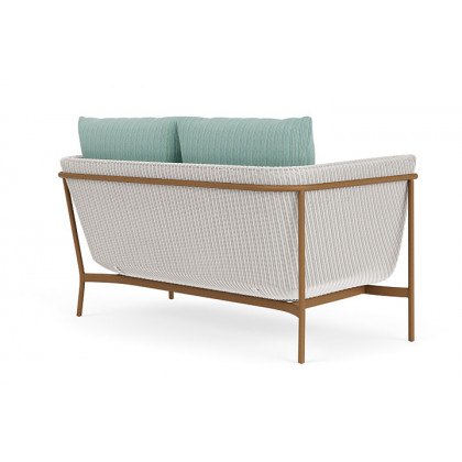 Lloyd Flanders™ Solstice Loveseat  - White, Hickory