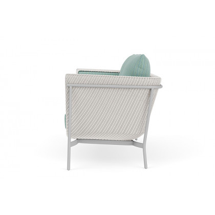 Lloyd Flanders™ Solstice Loveseat  - White, Metallic Silver