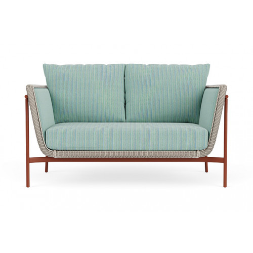 Lloyd Flanders™ Solstice Loveseat  - Linen, Terracotta