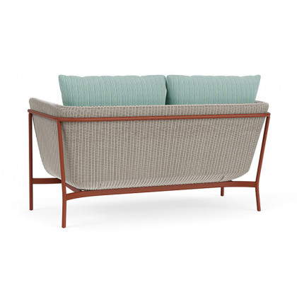 Lloyd Flanders™ Solstice Loveseat  - Linen, Terracotta