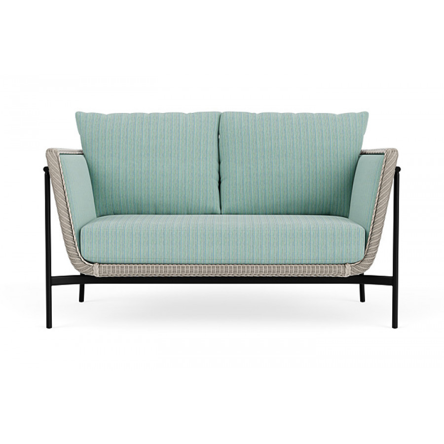 Lloyd Flanders™ Solstice Loveseat  - Linen, Ebony