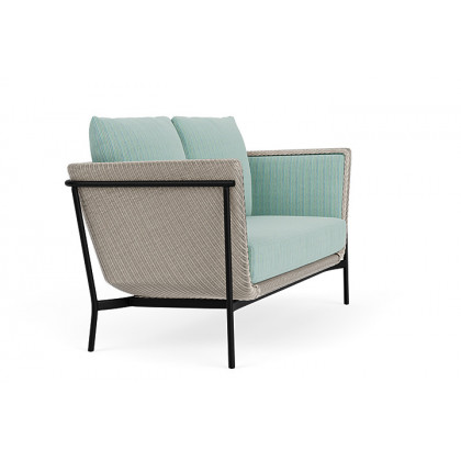 Lloyd Flanders™ Solstice Loveseat  - Linen, Ebony