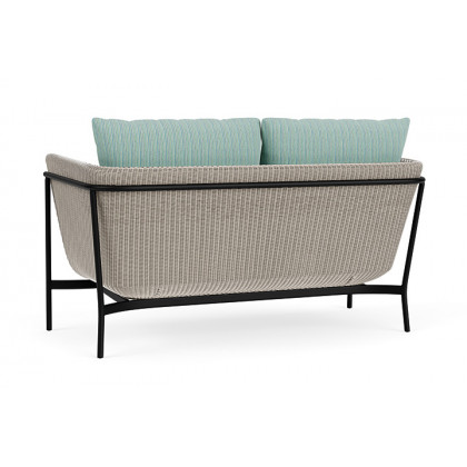 Lloyd Flanders™ Solstice Loveseat  - Linen, Ebony