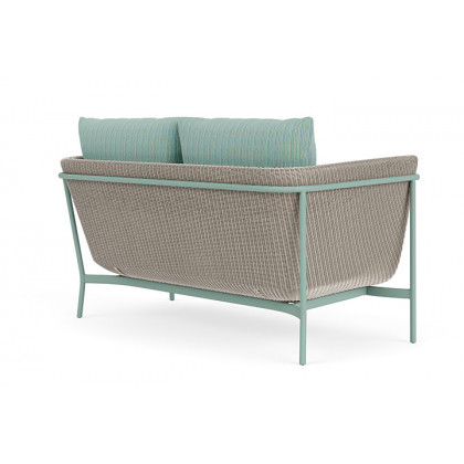 Lloyd Flanders™ Solstice Loveseat  - Linen, Sea Glass