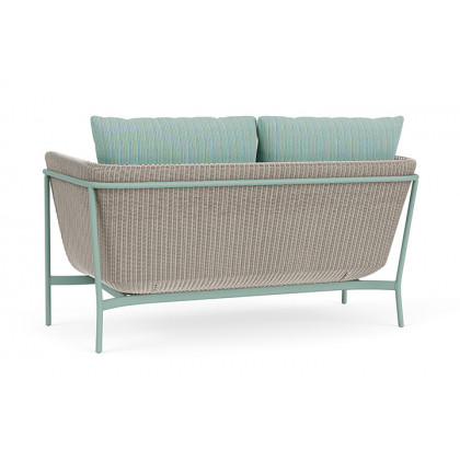 Lloyd Flanders™ Solstice Loveseat  - Linen, Sea Glass