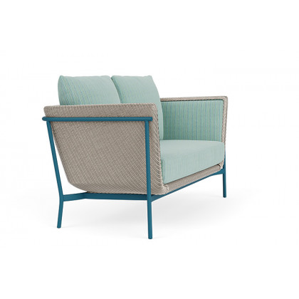 Lloyd Flanders™ Solstice Loveseat  - Linen, Peacock