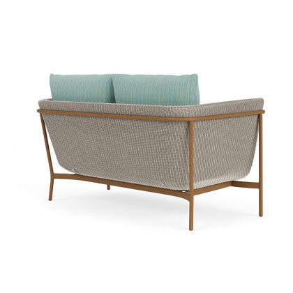 Lloyd Flanders™ Solstice Loveseat  - Linen, Hickory