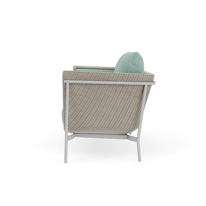 Lloyd Flanders™ Solstice Loveseat  - Linen, Metallic Silver