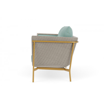 Lloyd Flanders™ Solstice Loveseat  - Linen, Metallic Gold