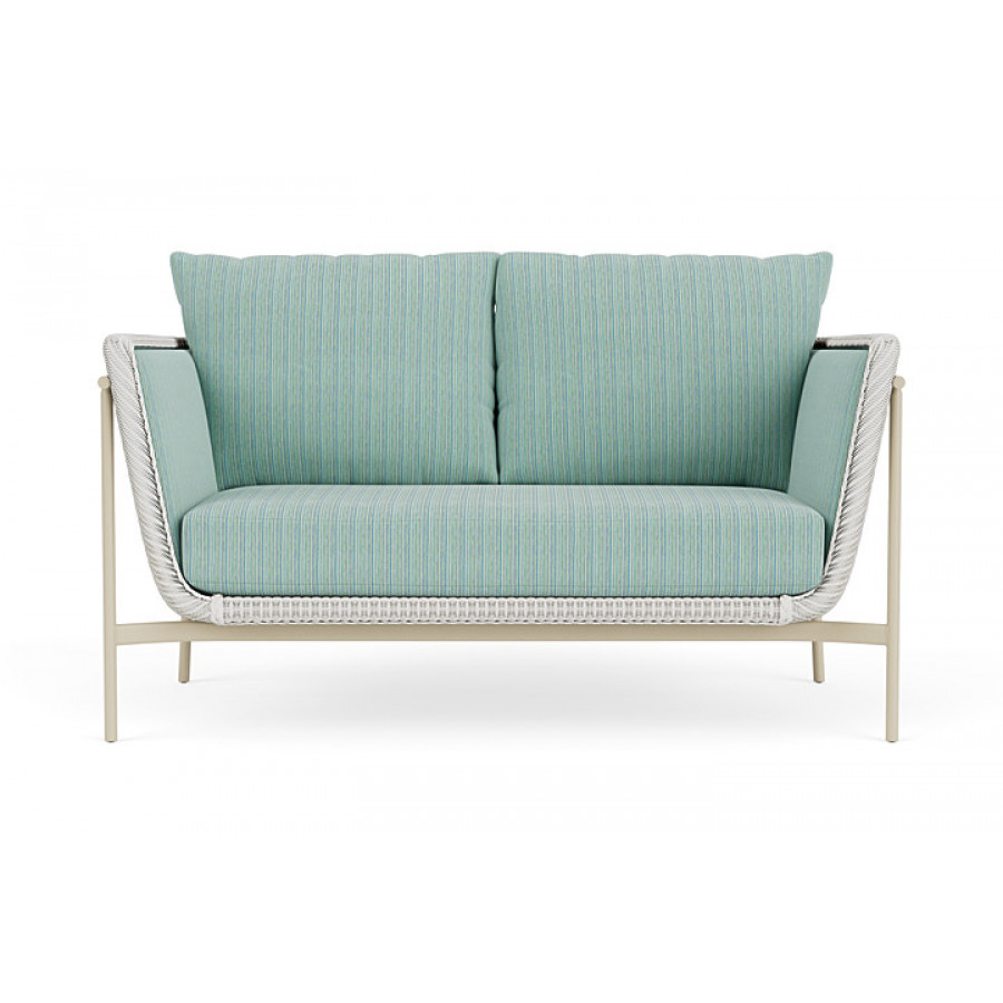 Lloyd Flanders™ Solstice Loveseat  - Matte White, Linen