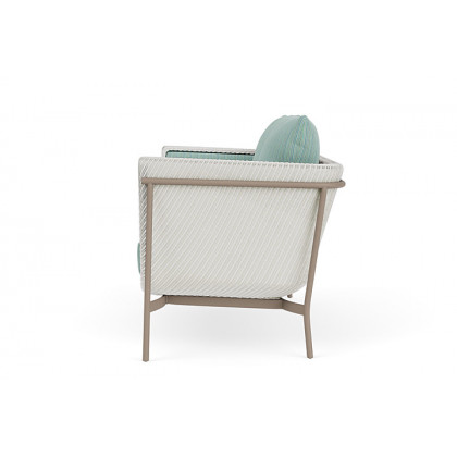 Lloyd Flanders™ Solstice Loveseat  - Matte White, French Beige