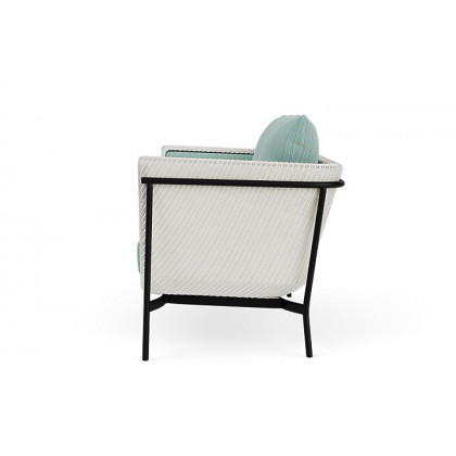 Lloyd Flanders™ Solstice Loveseat  - Matte White, Ebony
