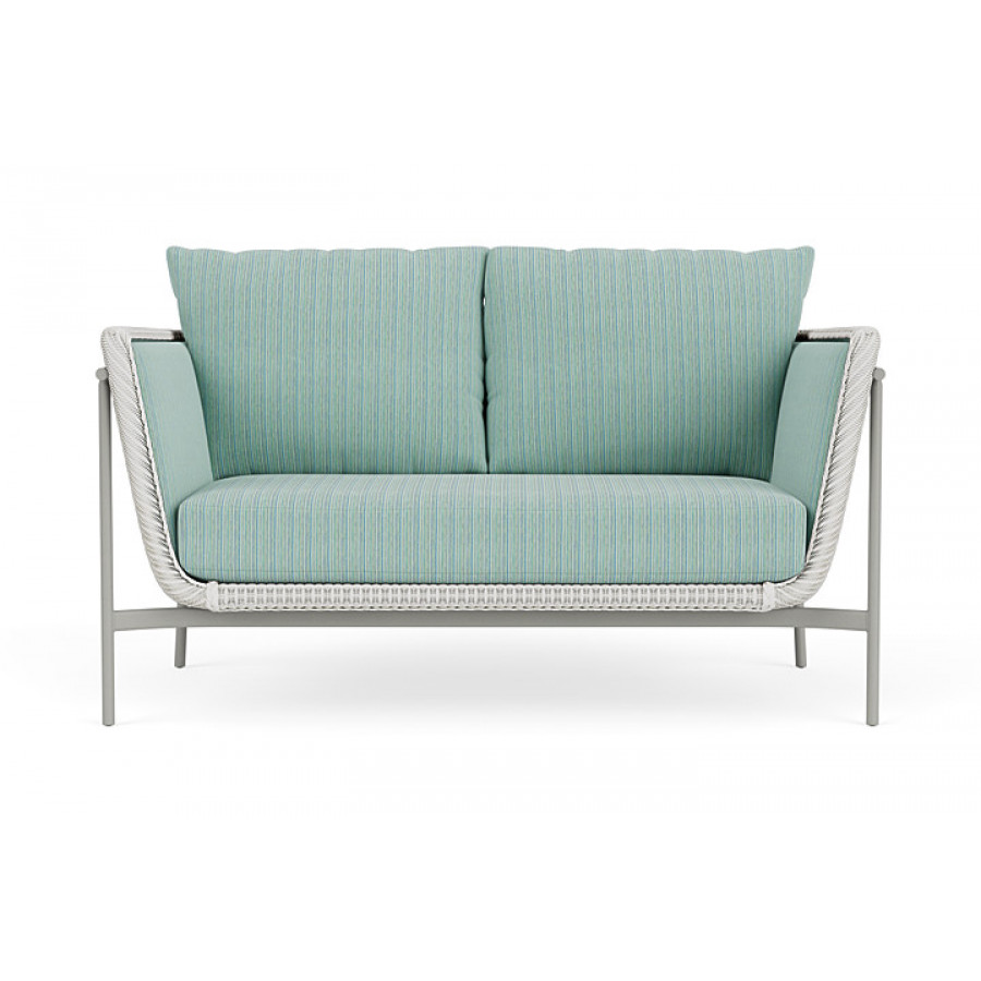 Lloyd Flanders™ Solstice Loveseat  - Matte White, Platinum